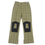 テンダーパーソン LEGGUARDS STRAIGHT SLACKS チェック柄 パンツ イエロー 3 メンズ