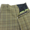 テンダーパーソン LEGGUARDS STRAIGHT SLACKS チェック柄 パンツ イエロー 3 メンズ