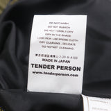 テンダーパーソン LEGGUARDS STRAIGHT SLACKS チェック柄 パンツ イエロー 3 メンズ
