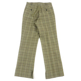 テンダーパーソン LEGGUARDS STRAIGHT SLACKS チェック柄 パンツ イエロー 3 メンズ