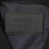 プラダ Re-Nylon トライアングルロゴ 三角プレート ジップアップ ボンバージャケット ブラック S メンズ