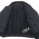 プラダ Re-Nylon トライアングルロゴ 三角プレート ジップアップ ボンバージャケット ブラック S メンズ