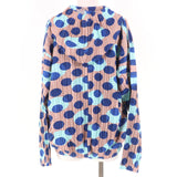 プリーツプリーズ イッセイミヤケ ドット柄 ZIP UP フード付 パーカー マルチカラー 4 レディース