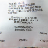 バーバリー 膝丈 グラフィックプリント プリーツスカート ベージュ 34 レディース