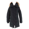カナダグース MACKENZIE PARKA マッケンジーパーカ ロゴワッペン ファー・フード付き ダウンコート ブラック S レディース