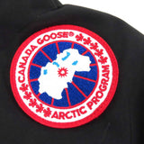 カナダグース MACKENZIE PARKA マッケンジーパーカ ロゴワッペン ファー・フード付き ダウンコート ブラック S レディース
