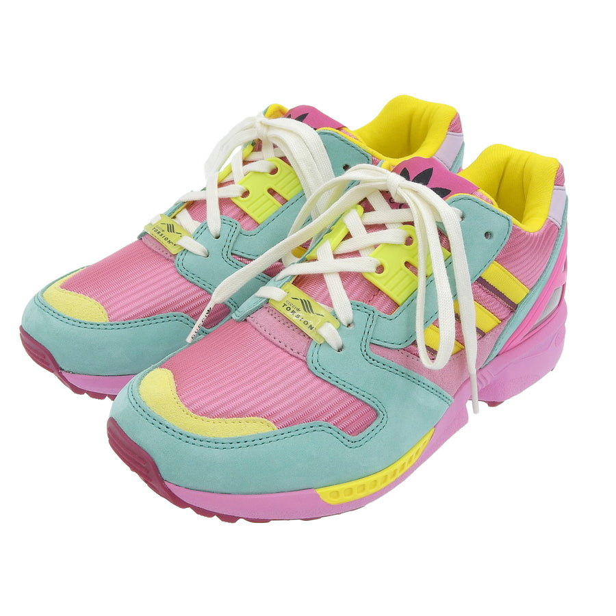 グッチ×アディダス TORSION ZX8000 スニーカー ピンク 22.5 レディース