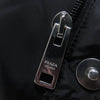 プラダ RE-NYLON トライアングルロゴ クロップド 2WAY ダウンジャケット ブラック 40 レディース
