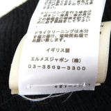 エルメス セリエ金具付 台形 ニット ミニスカート ブラック 34 レディース