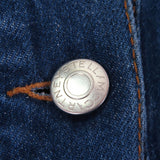 ステラマッカートニー LIANA DENIM DRESS ロゴボタン・ベルト付 長袖 デニム ワンピース インディゴ 36 レディース