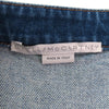 ステラマッカートニー LIANA DENIM DRESS ロゴボタン・ベルト付 長袖 デニム ワンピース インディゴ 36 レディース