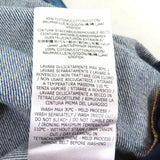 ステラマッカートニー LIANA DENIM DRESS ロゴボタン・ベルト付 長袖 デニム ワンピース インディゴ 36 レディース