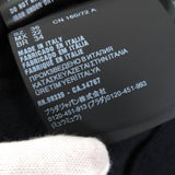 プラダ クルーネック 半袖 ニット セーター 半袖ニット ネイビー 36 レディース