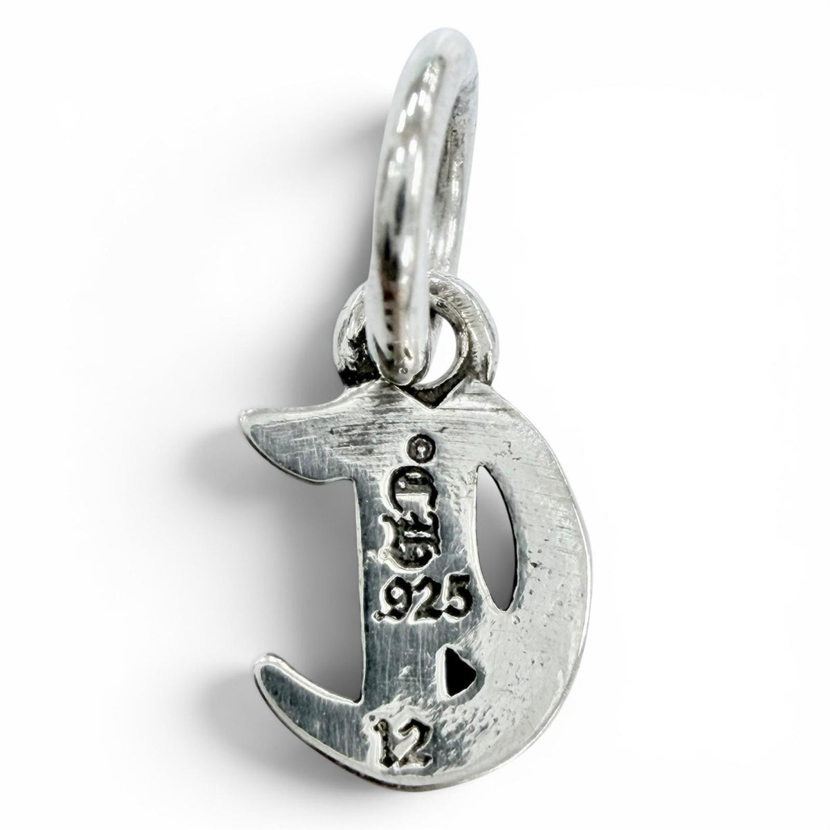 クロムハーツ STACK ALPHABET イニシャル C アルファベット チャーム ペンダントトップ シルバー メンズ