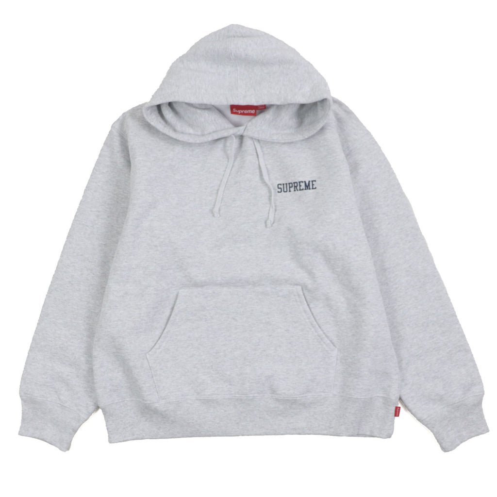 シュプリーム On God Hooded Sweatshirt プリント 裏起毛 プルオーバー フーディ パーカー グレー M メンズ
