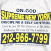 シュプリーム On God Hooded Sweatshirt プリント 裏起毛 プルオーバー フーディ パーカー グレー M メンズ