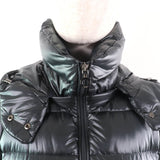 タトラス BABILA バビラ フード・ロゴワッペン付 ZIP UP ダウンコート ダークグリーン 1 レディース