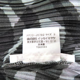 イッセイミヤケ 総柄 ハイネック ノースリ チュニック ワンピース ブラック 3 レディース