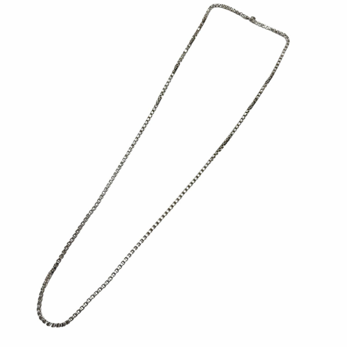 ティファニー ベネチアン ロングチェーン アクセサリー ネックレス シルバー メンズ