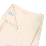 モンクレール SKIRT ロゴ バックジップ ロング フレアスカート アイボリー 38 レディース