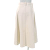 モンクレール SKIRT ロゴ バックジップ ロング フレアスカート アイボリー 38 レディース