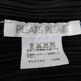 プリーツプリーズ イッセイミヤケ 長袖 ロングカーディガン ジャケット ブラック 2 レディース