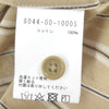 ナイジェル・ケーボン DETACHABLE COLLAR SHIRT ストライプ 襟2WAY 長袖シャツ ベージュ 42 メンズ