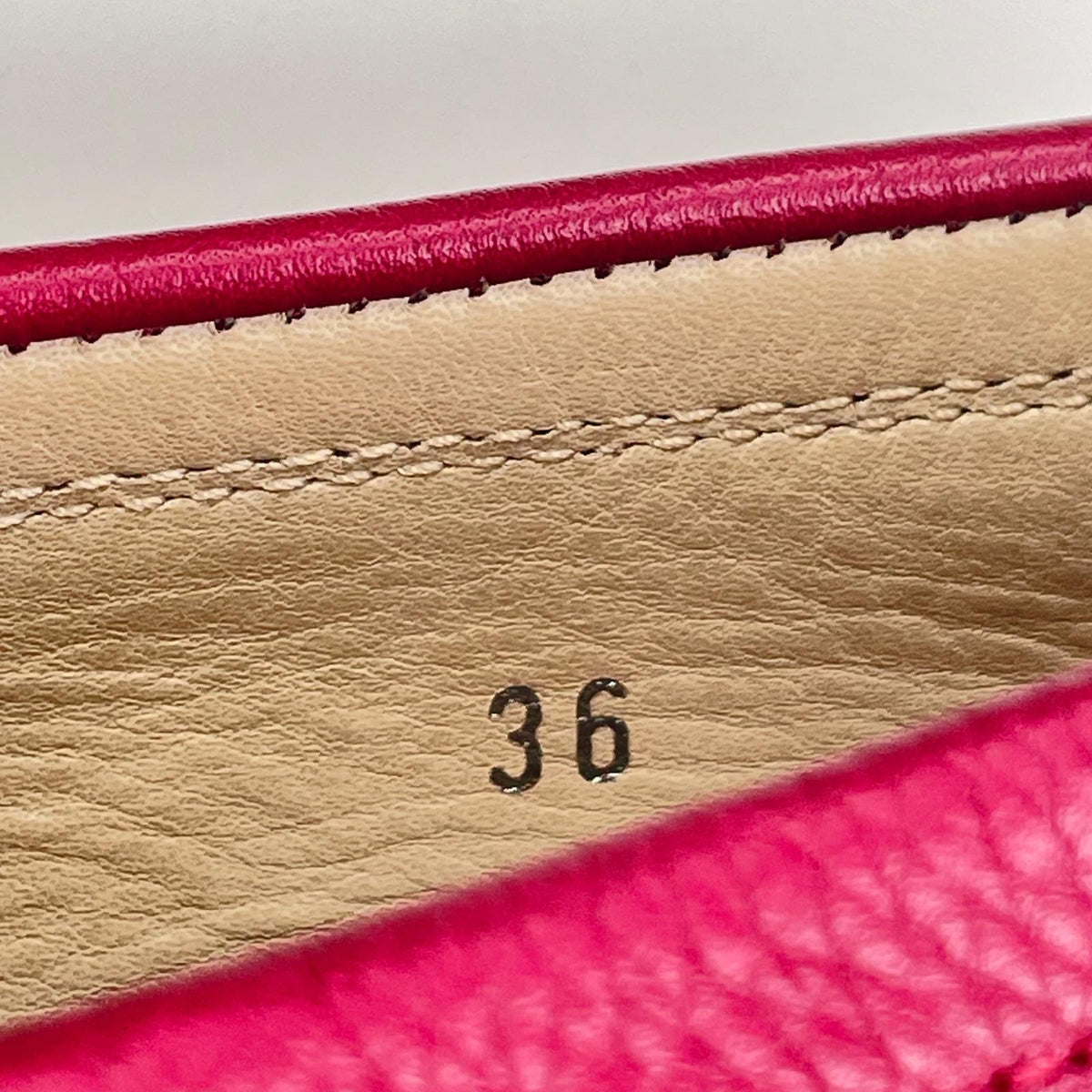トッズ ゴンミーニ ロゴ刻印 ローファー モカシン ドライビングシューズ ピンク 36 レディース