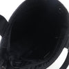 プラダ Re-Nylon ポーチ・ショルダー付 トライアングルロゴ レザー使い 2WAY ハンドバッグ ブラック レディース