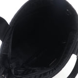 プラダ Re-Nylon ポーチ・ショルダー付 トライアングルロゴ レザー使い 2WAY ハンドバッグ ブラック レディース