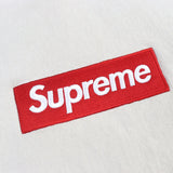 シュプリーム Box Logo Hooded Sweatshirt ボックスロゴ 2024刺繍 裏起毛 パーカー アイボリー S メンズ