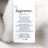 シュプリーム Box Logo Hooded Sweatshirt ボックスロゴ 2024刺繍 裏起毛 パーカー アイボリー S メンズ