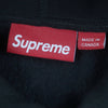 シュプリーム Box Logo Hooded Sweatshirt ロゴワッペン付き 裏起毛 プルオーバー パーカー ブラック M メンズ