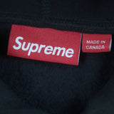 シュプリーム Box Logo Hooded Sweatshirt ロゴワッペン付き 裏起毛 プルオーバー パーカー ブラック M メンズ