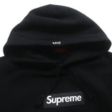 シュプリーム Box Logo Hooded Sweatshirt ロゴワッペン付き 裏起毛 プルオーバー パーカー ブラック M メンズ