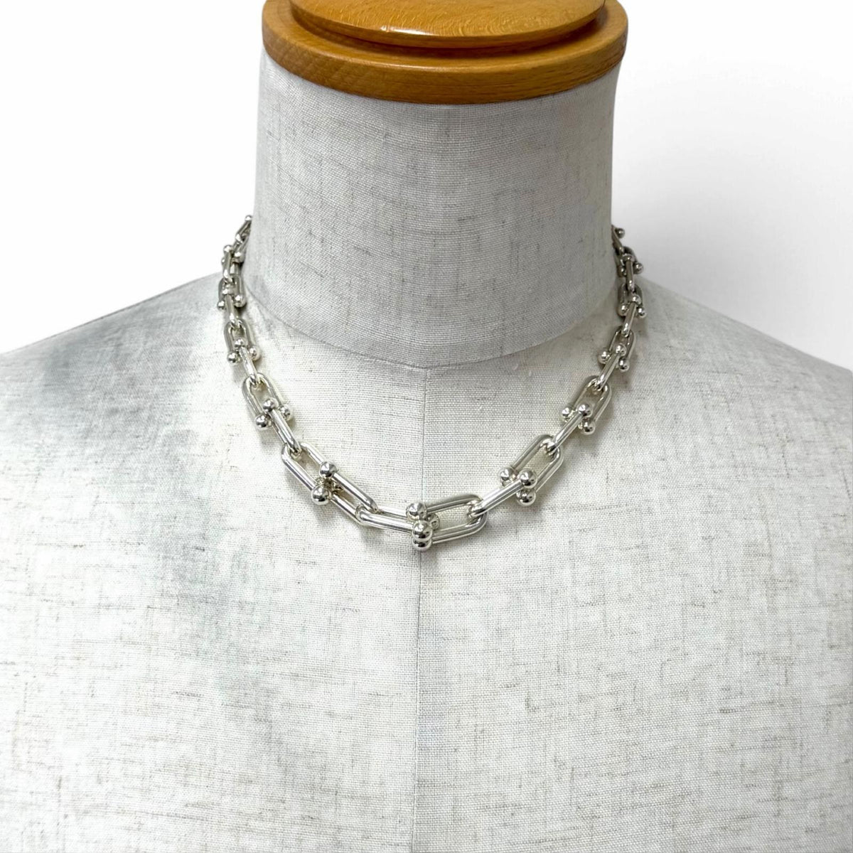 ティファニー グラジュエイテッド リンク ネックレス ネックレス シルバー メンズ
