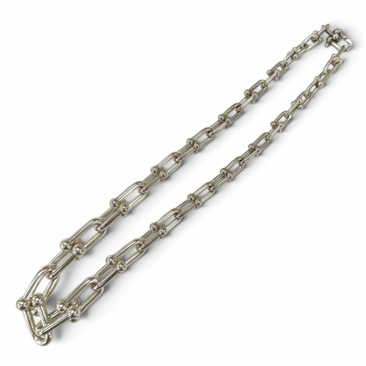 ティファニー グラジュエイテッド リンク ネックレス ネックレス シルバー メンズ