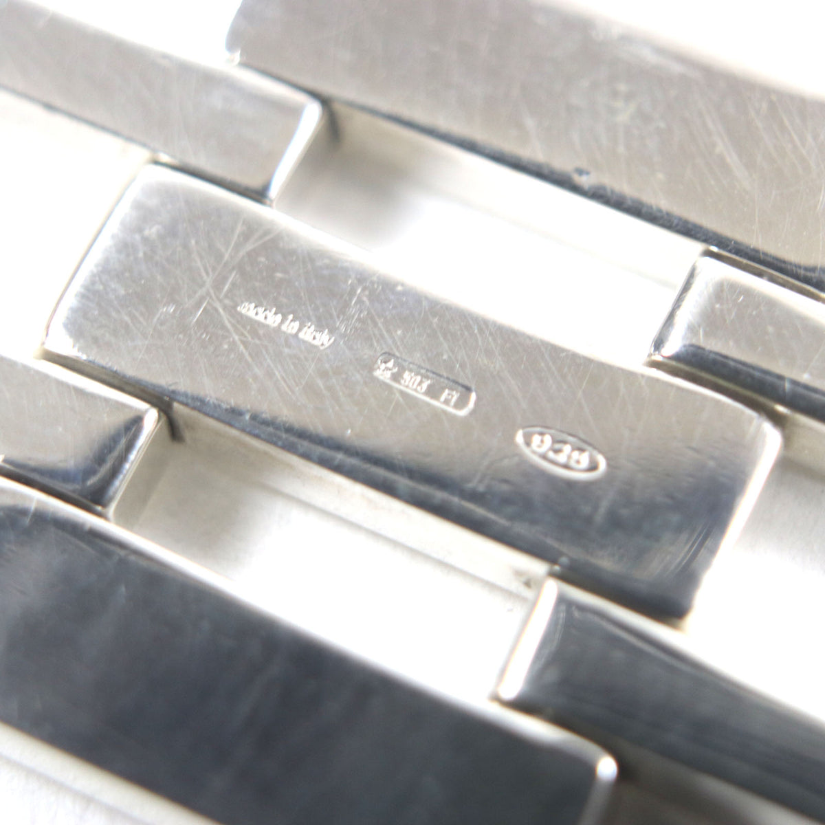 グッチ HEAVY GATE LINK BRACELET ヘビーゲートリンクブレスレット ブレスレット シルバー メンズ