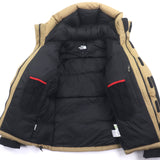 ザ・ノースフェイス Baltro Light Jacket WINDSTOPPER GORE-TEX ロゴ刺繍 フーデッド ダブルジップアップ ダウンジャケット ベージュ L メンズ
