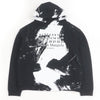 メゾンマルジェラ10 DIAGONAL PAINT EFFECT HOODIE プルオーバー パーカー ブラック 48 メンズ