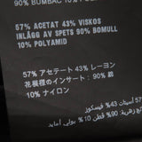 プラダ レースコンビ Vネック 長袖 ワンピース ネイビー 40 レディース