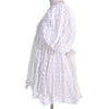 セシリーバンセン VEGTA BLOUSE 格子柄 パフスリーブ フレア ブラウス ホワイト UK6（日本サイズ約S相当） レディース