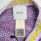 パトゥ ハンドメイド クロシェ ベスト パープル S レディース