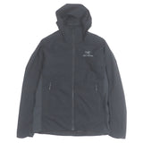 アークテリクス Atom SL Hoody ロゴ刺繍 フーデッド マウンテンパーカー ブラック XS メンズ