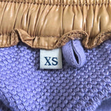 モンクレール SWEAT BOTTOM ロゴワッペン付 コットン スウェットパンツ パンツ パープル XS レディース