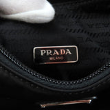 プラダ Re-Edition 2000 Re-Nylon ミニバッグ 三角プレート チャーム付 ワンショルダーバッグ ハンドバッグ ブラック レディース 未使用品