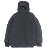 カナダグース SANFORD PARKA ロゴワッペン フーデッド ダウンコート ブラック XS メンズ