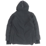 カナダグース SANFORD PARKA ロゴワッペン フーデッド ダウンコート ブラック XS メンズ