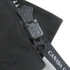 カナダグース SANFORD PARKA ロゴワッペン フーデッド ダウンコート ブラック XS メンズ