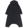 グラウンドワイ T/W Gabardine Inseam Buttons Overalls 2WAY フルジップ フード付き オーバーオール コート ツナギ ブラック 1 メンズ